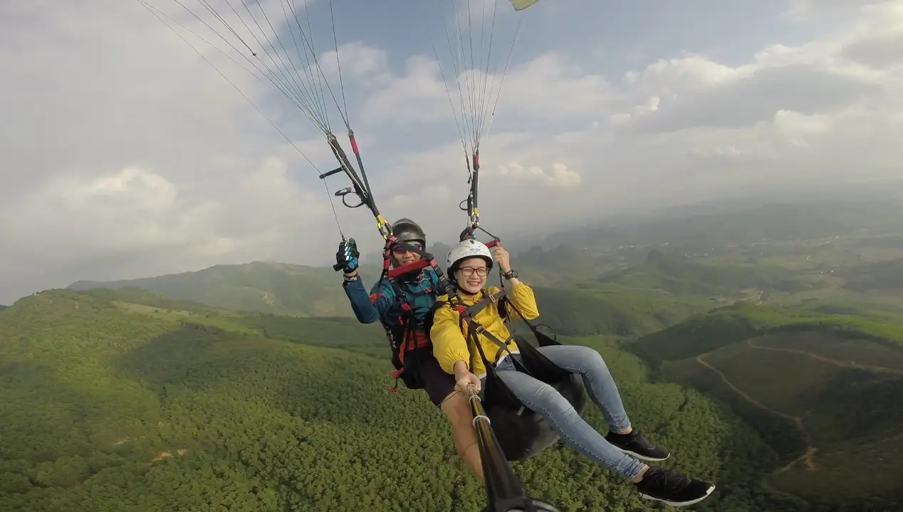 Bay dù lượn tại Tam Đường, Lai Châu – trải nghiệm tuyệt vời giữa không trung và thiên nhiên đẹp miễn chê